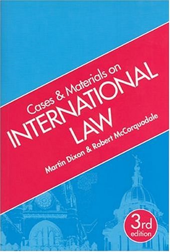 Imagen de archivo de Cases and Materials on International Law a la venta por HPB-Red