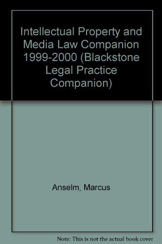 9781854319180: Intellectual Property and Media Law Companion (Blackstone Legal Practice Companion)