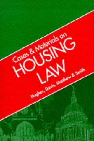Beispielbild fr Cases and Materials on Housing Law zum Verkauf von Better World Books Ltd