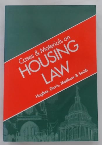 Imagen de archivo de Cases and Materials on Housing Law (Cases & materials) a la venta por WorldofBooks