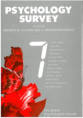 Beispielbild fr Psychology Survey: No. 7 zum Verkauf von Cambridge Rare Books