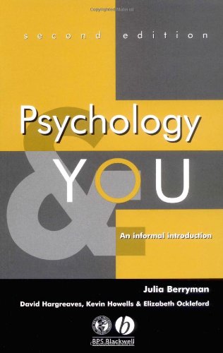 Beispielbild fr Psychology and You : An Informal Introduction zum Verkauf von Better World Books