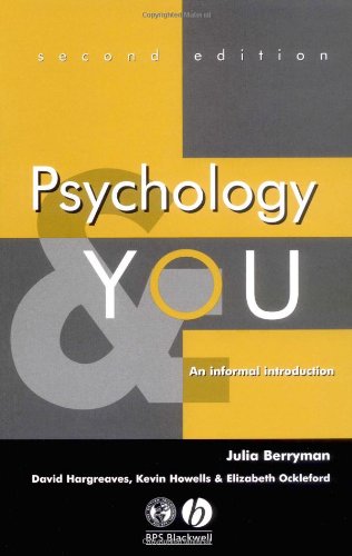 Imagen de archivo de Psychology and You : An Informal Introduction a la venta por Better World Books