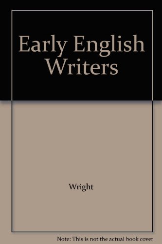 Stock image for Great Writers Of The English Language Volume 1: Early English Writers for sale by OddReads