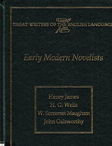 Beispielbild fr Early Modern Novelists zum Verkauf von Better World Books
