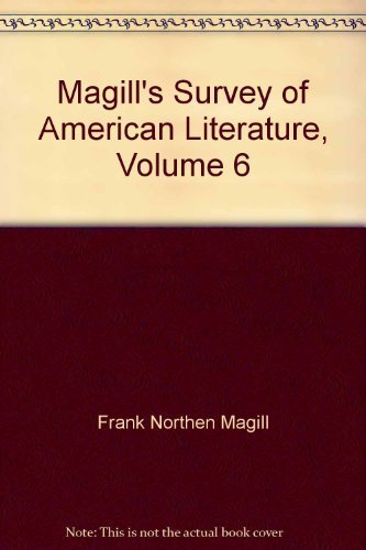 Beispielbild fr Magill's Survey of American Literature zum Verkauf von Better World Books