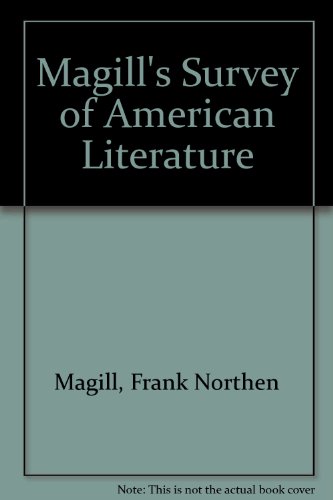 Beispielbild fr Magill's Survey of American Literature zum Verkauf von Better World Books