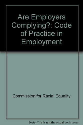 9781854420169: Are Employers Complying?: Code of Practice in Employment