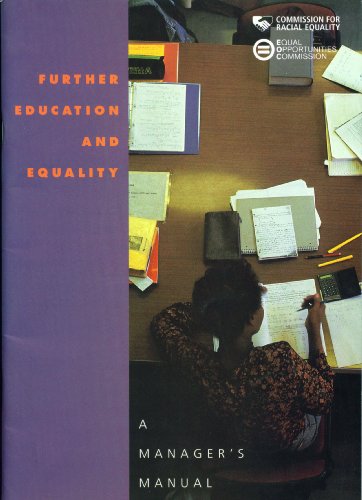 Beispielbild fr Further Education and Equality: A Manager`s Manual zum Verkauf von Buchpark