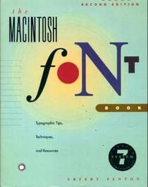 9781854545596: The Macintosh Font Book: Typographic Tips, Techniques and Resources