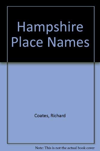 Beispielbild fr Hampshire Place Names zum Verkauf von WorldofBooks