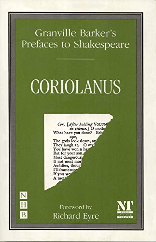 Beispielbild fr Preface to Coriolanus: Prefaces to Shakespeare (Granville Barker's Prefaces to Shakespeare) zum Verkauf von WorldofBooks
