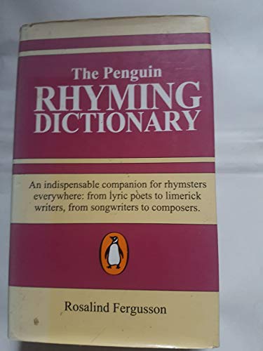 Beispielbild fr The Penguin Rhyming Dictionary zum Verkauf von Wonder Book