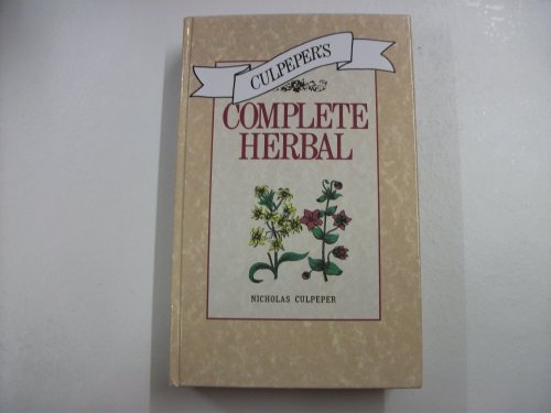 Beispielbild fr Culpeper's Complete Herbal zum Verkauf von Wonder Book