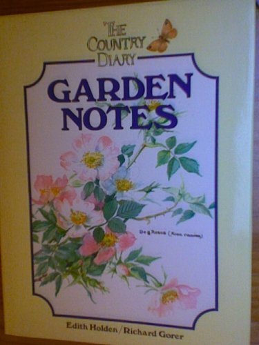 9781854711434: The Country Diary Garden Notes