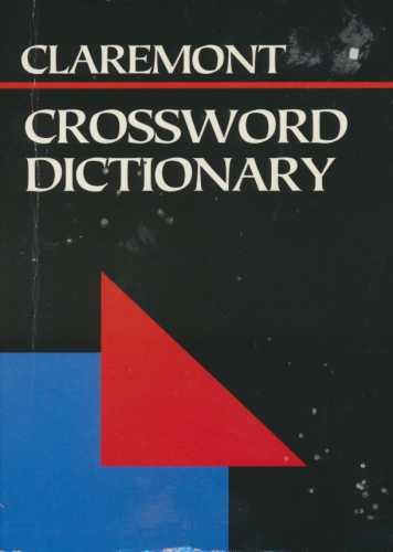 Imagen de archivo de Crossword Dictionary (Claremont Pocket Reference Library) a la venta por WorldofBooks