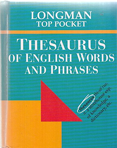 9781854718303: Longman Top Pocket Thesaurus of English Words and Phrases