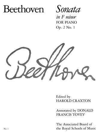 9781854720085: Piano Sonata in F Minor, Op. 2 No. 1: No. 1 (Signature S.)