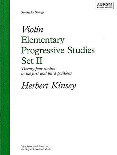 Stock image for Elementary Progressive Studies, Set II for Violin for sale by Blackwell's