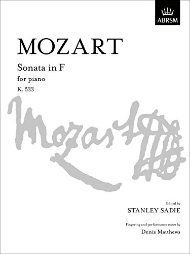 Sonata in F K. 533 (Paperback, Book) - Mozart, Wolfgang Amadeus
