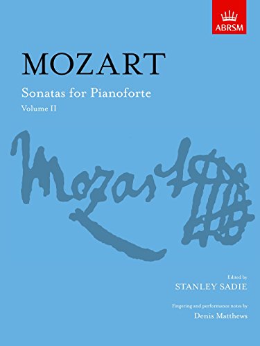 Stock image for Mozart Sonatas for Pianoforte VOLUME II for sale by Allen's Bookshop