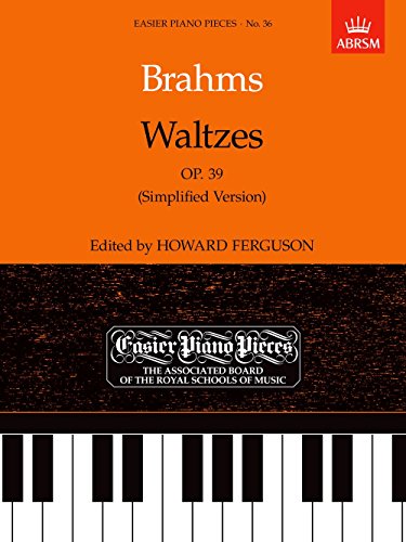 Stock image for Johannes Brahms: Waltzes Op.39 (Simplified Version) (Piano Solo / Instrumental Album) for sale by Revaluation Books