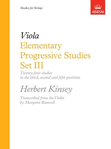 Imagen de archivo de Elementary Progressive Studies, Set III for Viola (Elementary Progressive Studies (ABRSM)) a la venta por WorldofBooks