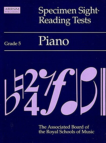 Beispielbild fr Specimen Sight-reading Tests: Grade 5: Piano zum Verkauf von WorldofBooks