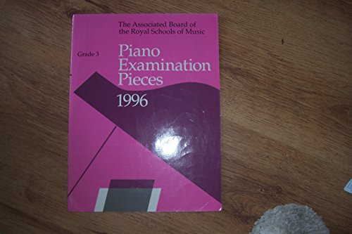 9781854727992: Piano Examination Pieces 1996. Grade 3.