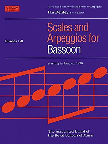 9781854728197: Scales and Arpeggios for Bassoon, Grades 1-8 (ABRSM Scales & Arpeggios)