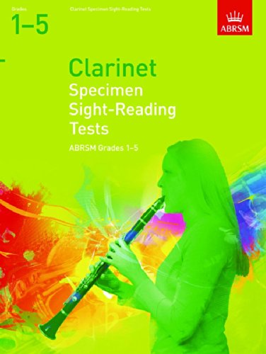 Beispielbild fr Specimen Sight-Reading Tests for Clarinet, Grades 1-5 (ABRSM Sight-reading) zum Verkauf von WorldofBooks