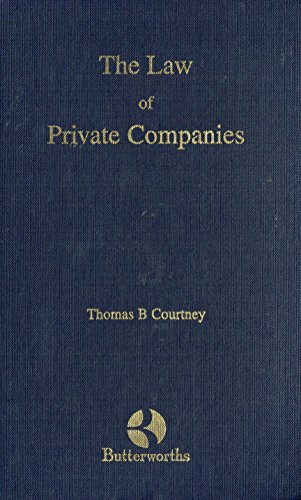 Stock image for The Law of Private Companies for sale by Tall Stories BA