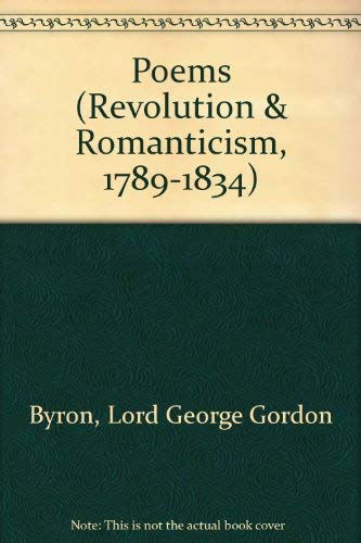 9781854770394: Poems (Revolution & Romanticism S., 1789-1834)