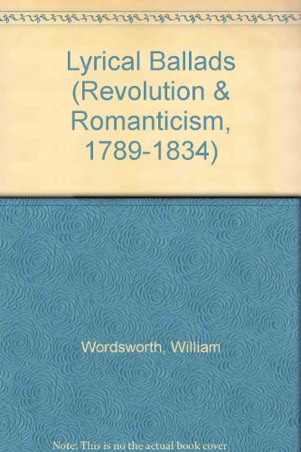 9781854770585: Lyrical Ballads (Revolution & Romanticism S., 1789-1834)