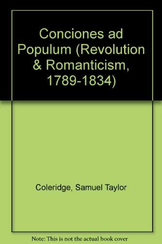 Beispielbild fr Conciones Ad Populum, 1795 (Revolution & Romanticism, 1789-1834) zum Verkauf von Books From California