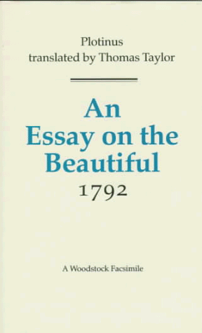 Stock image for An Essay on the Beautiful: 1792 (Revolution and Romanticism, 1789-1834) for sale by PAPER CAVALIER UK