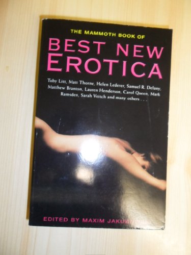 9781854872692: The Mammoth Book of Erotica: new edition (Mammoth Books)