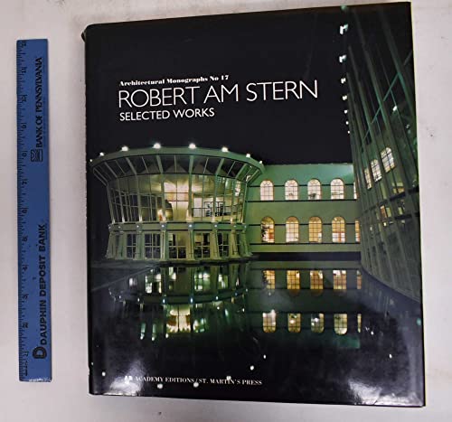 9781854900111: Stern, Robert A.M.: Recent Works: No. 17 (Architectural Monographs)