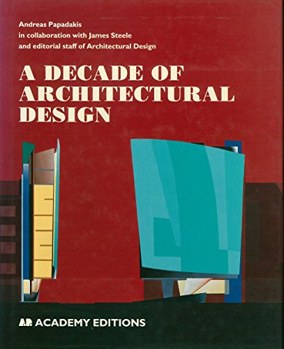 Imagen de archivo de A Decade of Architectural Design a la venta por Richard Sylvanus Williams (Est 1976)