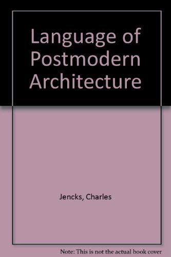 9781854900609: Language of Post Modern Architecture
