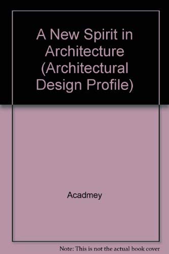 Immagine dell'editore per A New Spirit in Architecture venduto da Harry Righton