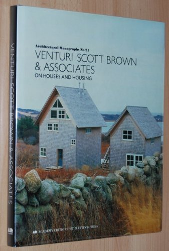 9781854900937: Venturi Scott Brown: On Houses and Housing: No. 21 (Architectural Monographs)