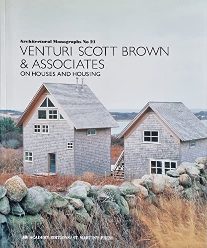 9781854900982: Venturi Scott Brown: On Houses and Housing: No. 21 (Architectural Monographs)