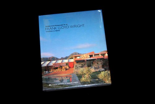 Beispielbild fr Frank Lloyd Wright (Architectural Monographs, No. 18) zum Verkauf von Ergodebooks