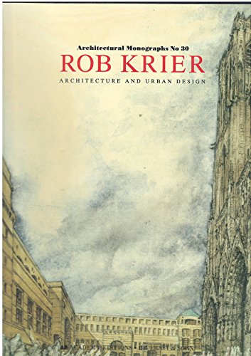 9781854902054: Krier, Rob: No. 30 (Architectural Monographs)