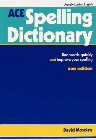 9781855032149: A. C. E. Spelling Dictionary