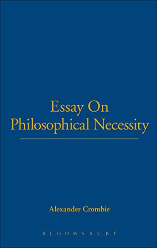 9781855060036: Essay On Philosophical Necessity