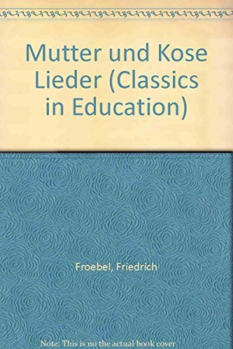 Beispielbild fr Mutter und Kose Lieder : 1844 Edition zum Verkauf von Atticus Books