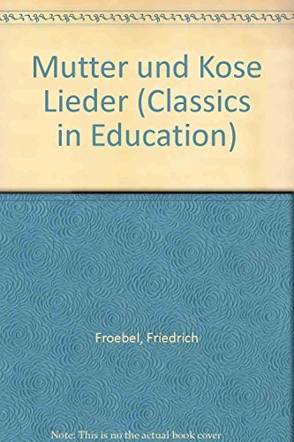 Stock image for Mutter und Kose Lieder : 1844 Edition for sale by Atticus Books