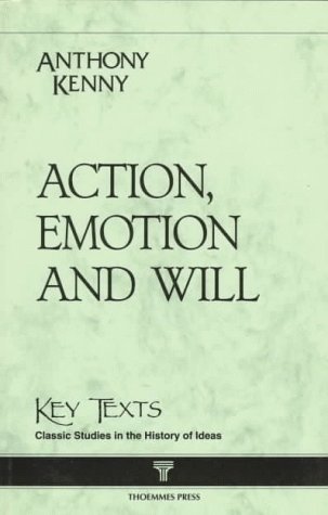 9781855063198: Action, Emotion, and Will